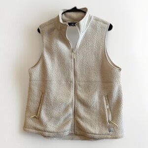 O’Neill Cream/White Sherpa Fleece Vest – XL – NWOT